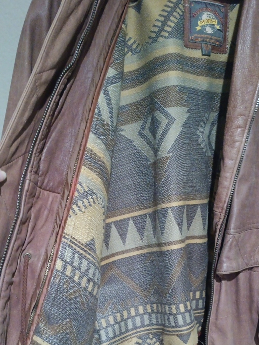 Adventure Bound Brown Leather Trench Coat - Picture 4 of 16